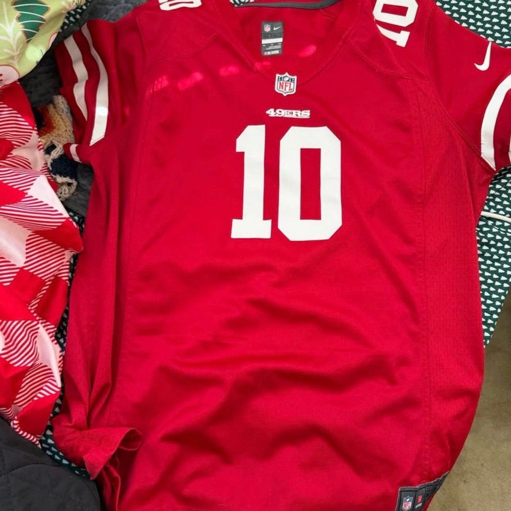NFL Red and White  #10Garappolo Jersey